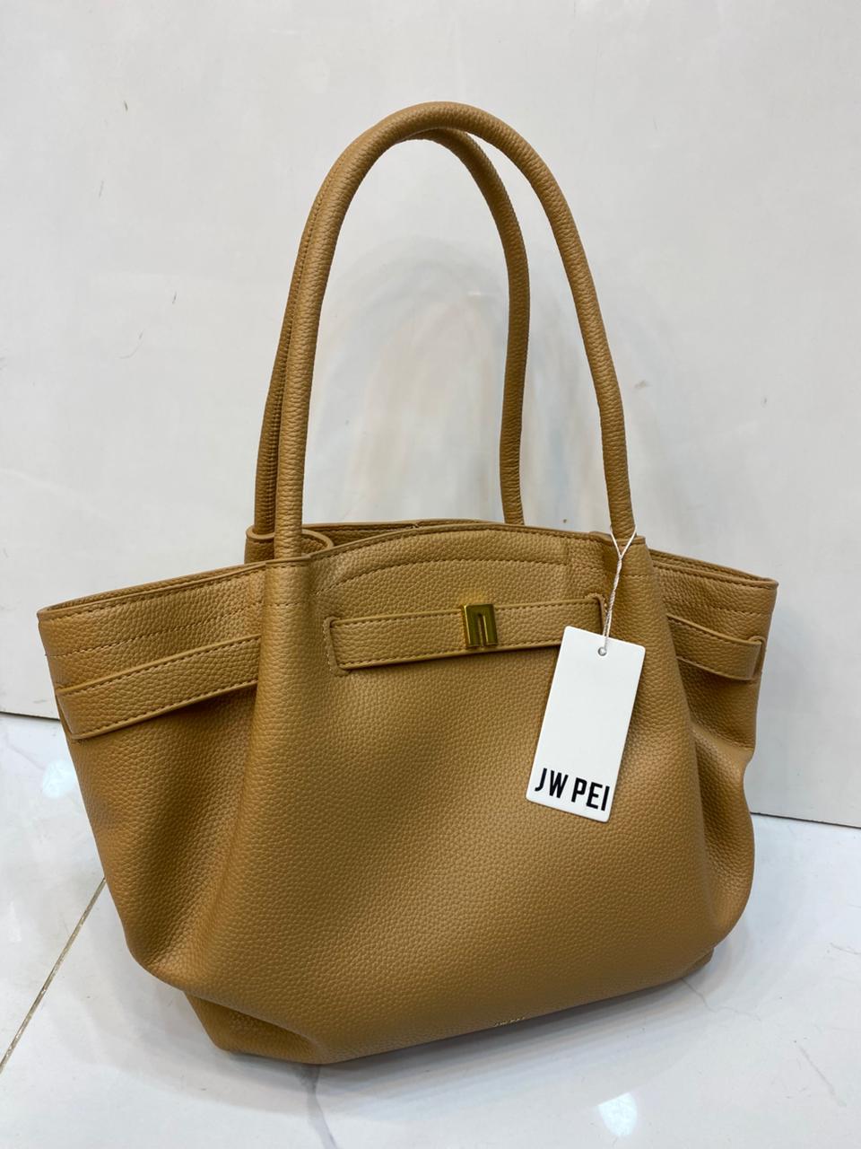 JW PEI Soft Leather Top Handle Shoulder Bag