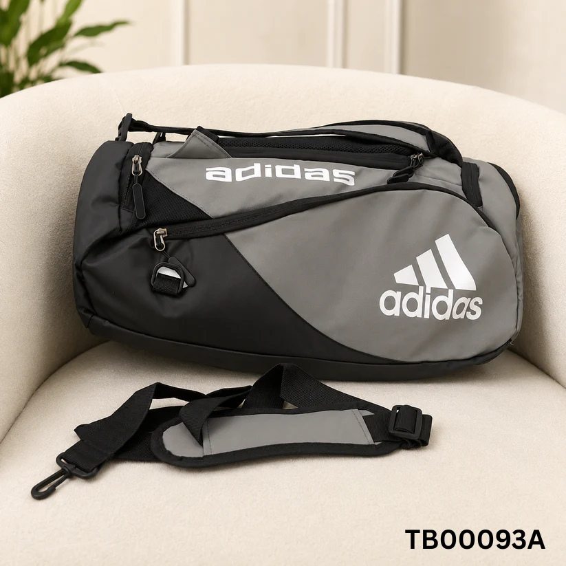 Adidas Performance Travel Duffle Bag – Grey/Black Edition