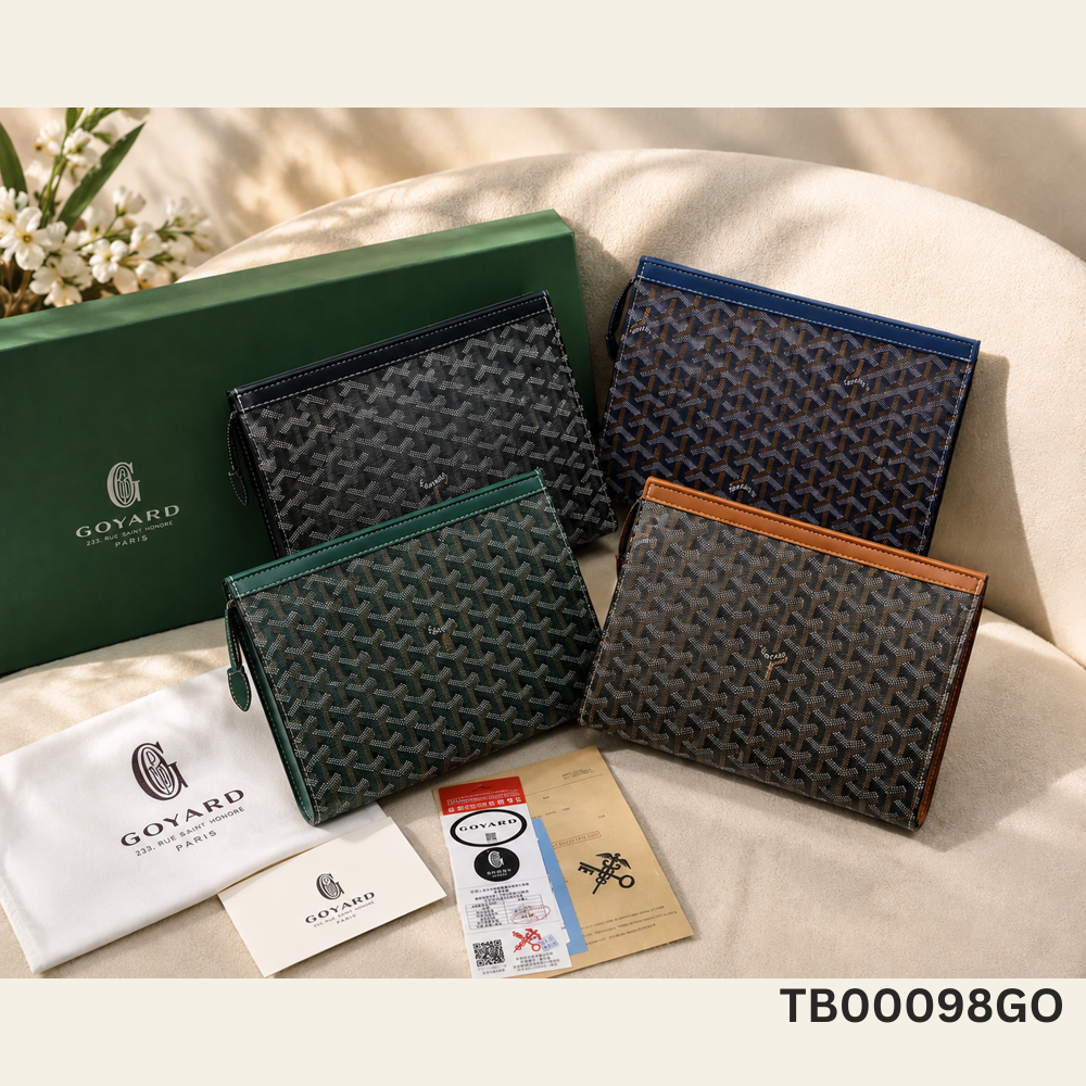Goyard Sénat MM Zip Pouch – Signature Goyardine Canvas Edition