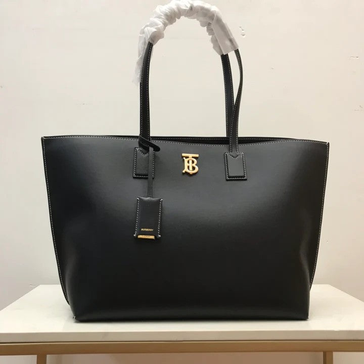 Burberry TB Leather Tote Bag