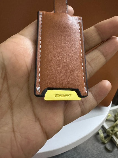 Burberry TB Leather Tote Bag