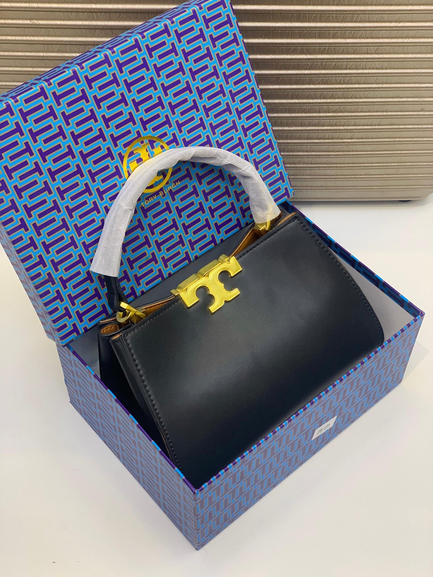 Tory Burch Eleanor Structured Top Handle Bag