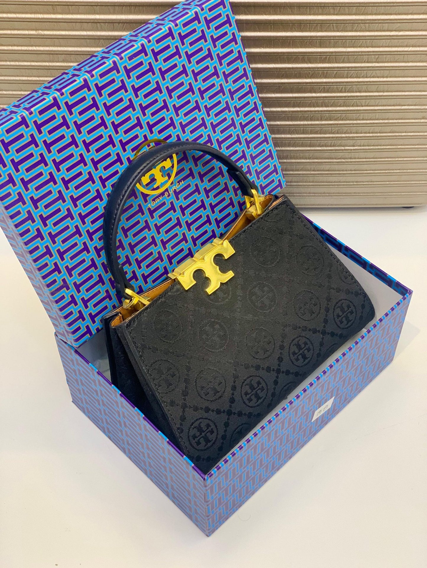 Tory Burch Eleanor Structured Top Handle Bag