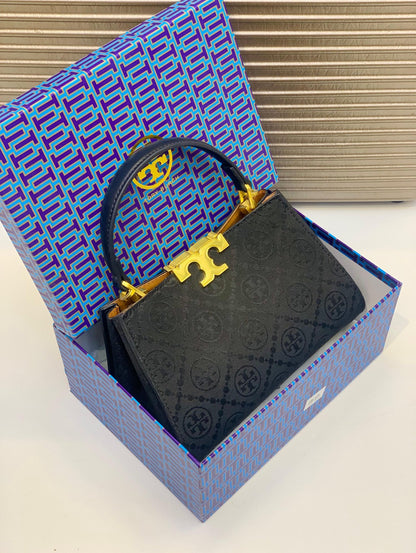 Tory Burch Eleanor Structured Top Handle Bag