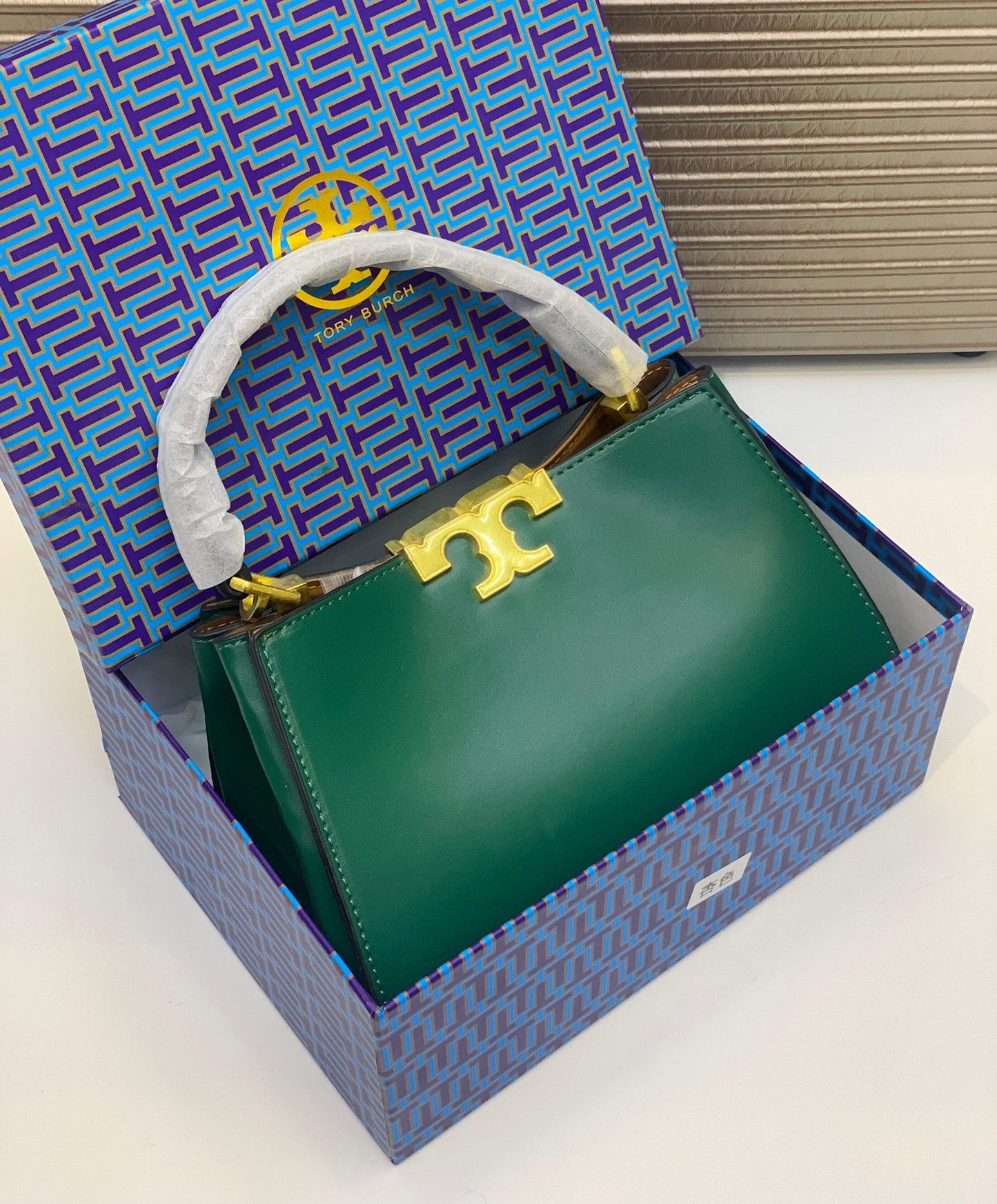 Tory Burch Eleanor Structured Top Handle Bag