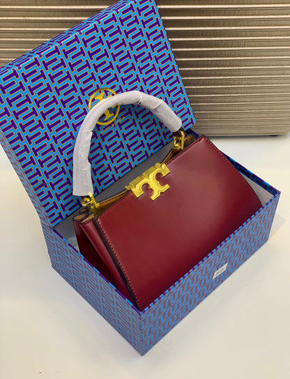 Tory Burch Eleanor Structured Top Handle Bag