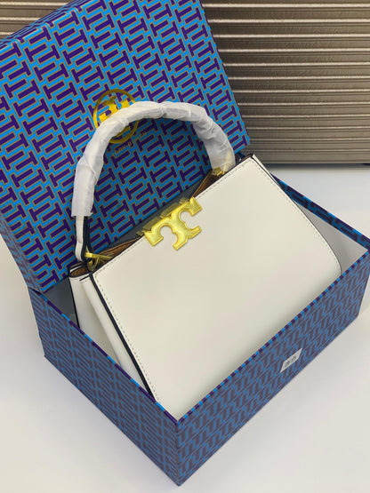 Tory Burch Eleanor Structured Top Handle Bag