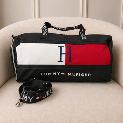 Tommy Hilfiger Signature Flag Travel Duffel Bag