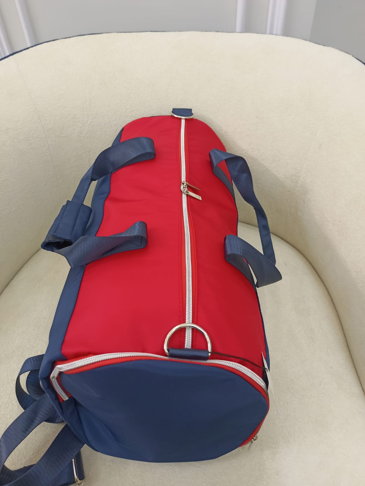 Tommy Hilfiger Signature Sport Travel Duffel Bag - Red/Navy Edition