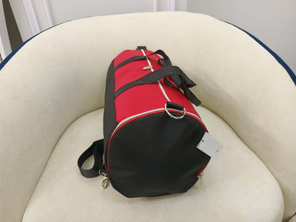 Tommy Hilfiger Sport Duffel Travel Bag - Red/Black Edition