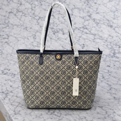 Tory Burch T Monogram Jacquard Tote Bag
