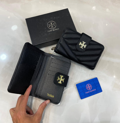 Tory Burch Kira Chevron Compact Wallet