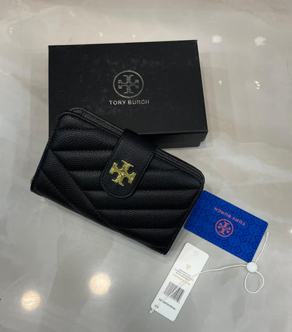 Tory Burch Kira Chevron Compact Wallet