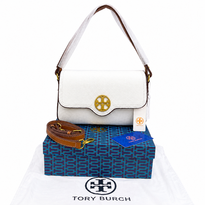 Tory Burch Miller Pebbled Leather Crossbody Bag