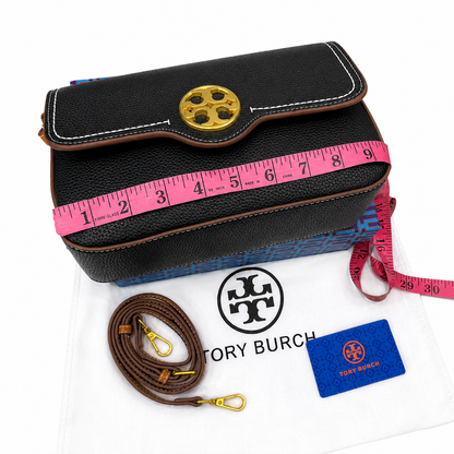 Tory Burch Miller Pebbled Leather Crossbody Bag