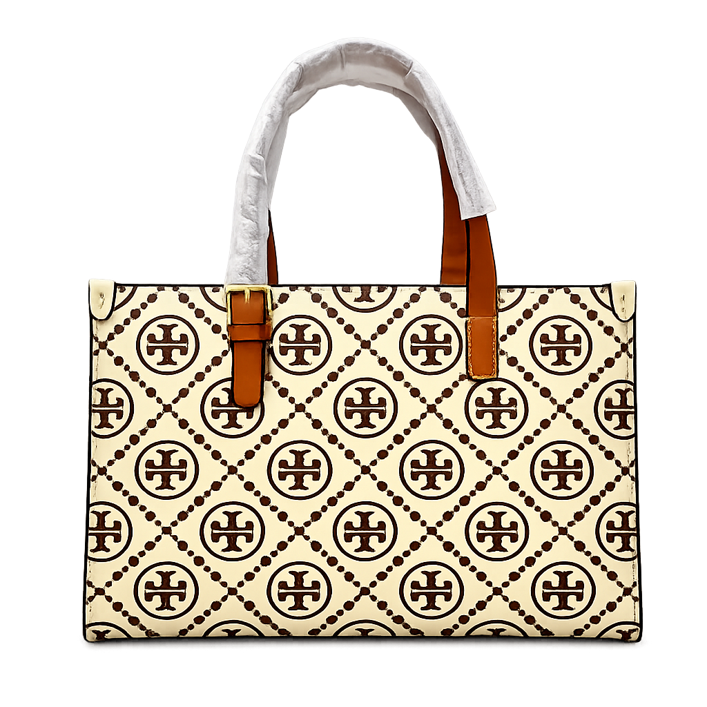 Tory Burch Monogram Shopper Tote Bag
