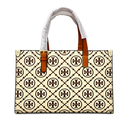 Tory Burch Monogram Shopper Tote Bag