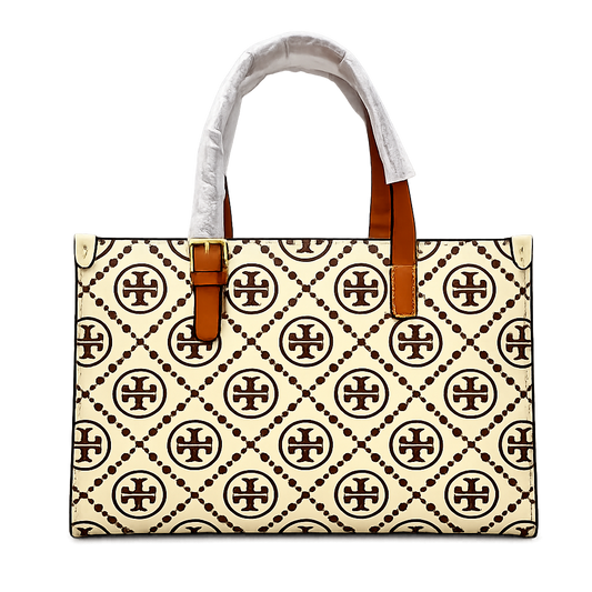 Tory Burch Monogram Shopper Tote Bag