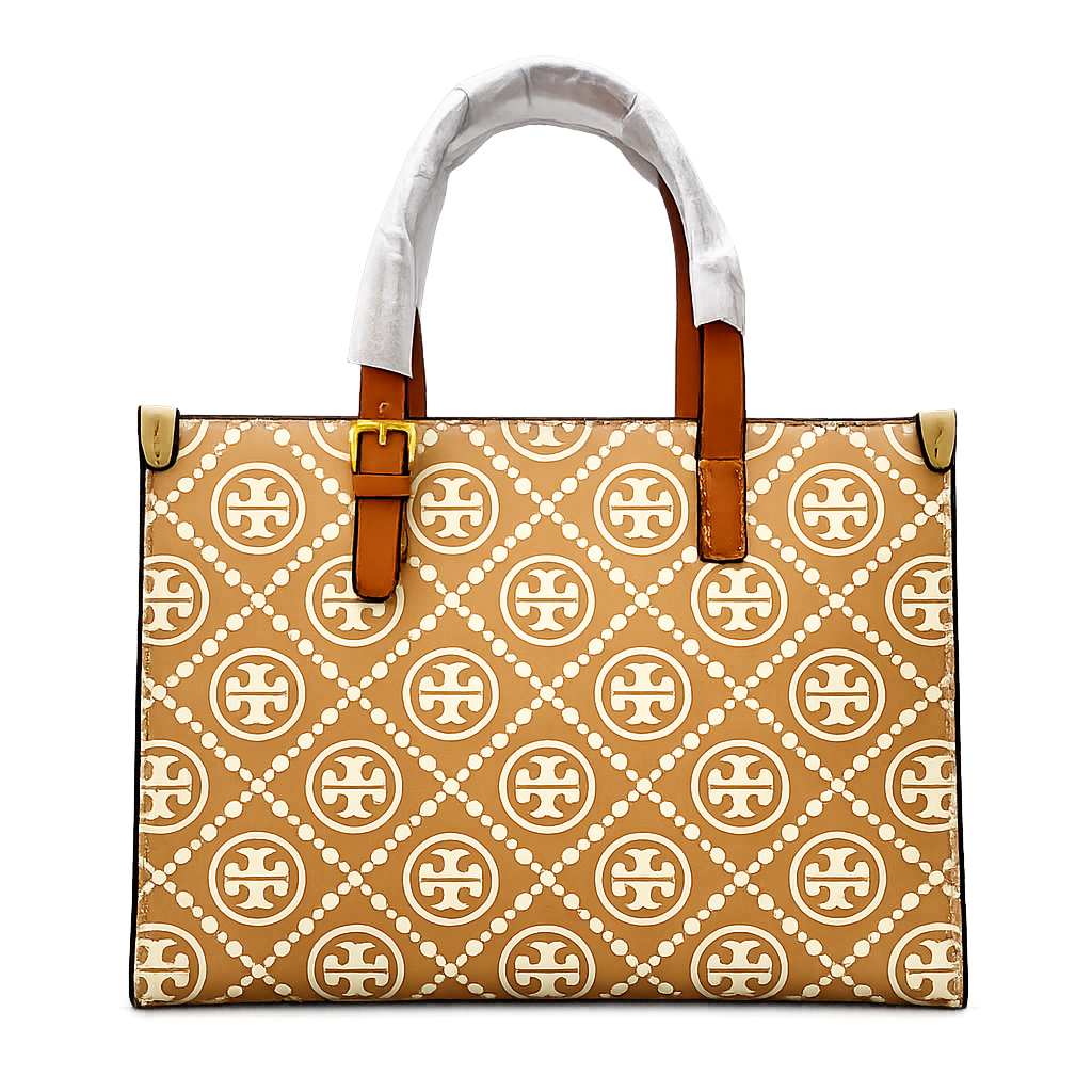 Tory Burch Monogram Shopper Tote Bag