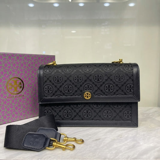 Tory Burch T Monogram Envelope Wallet Crossbody