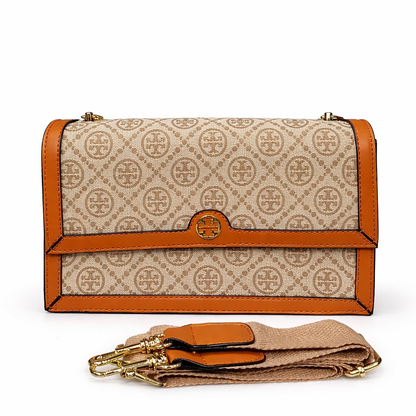 Tory Burch T Monogram Envelope Wallet Crossbody