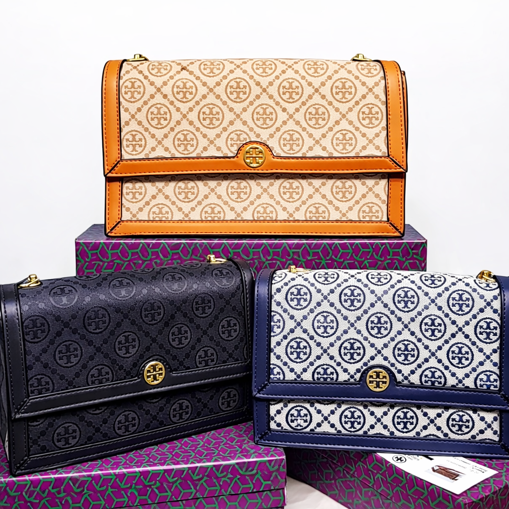 Tory Burch T Monogram Envelope Wallet Crossbody