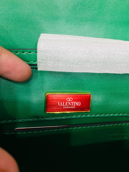 Valentino Garavani Locò Small Shoulder Bag (Crystal Embellished – VLogo)