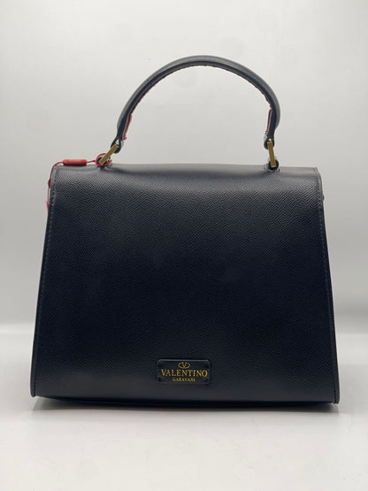 Valentino Garavani VLogo Signature Top Handle Bag in Grained Leather