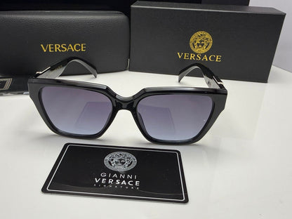 Versace Medusa Plaque Rectangle Sunglasses