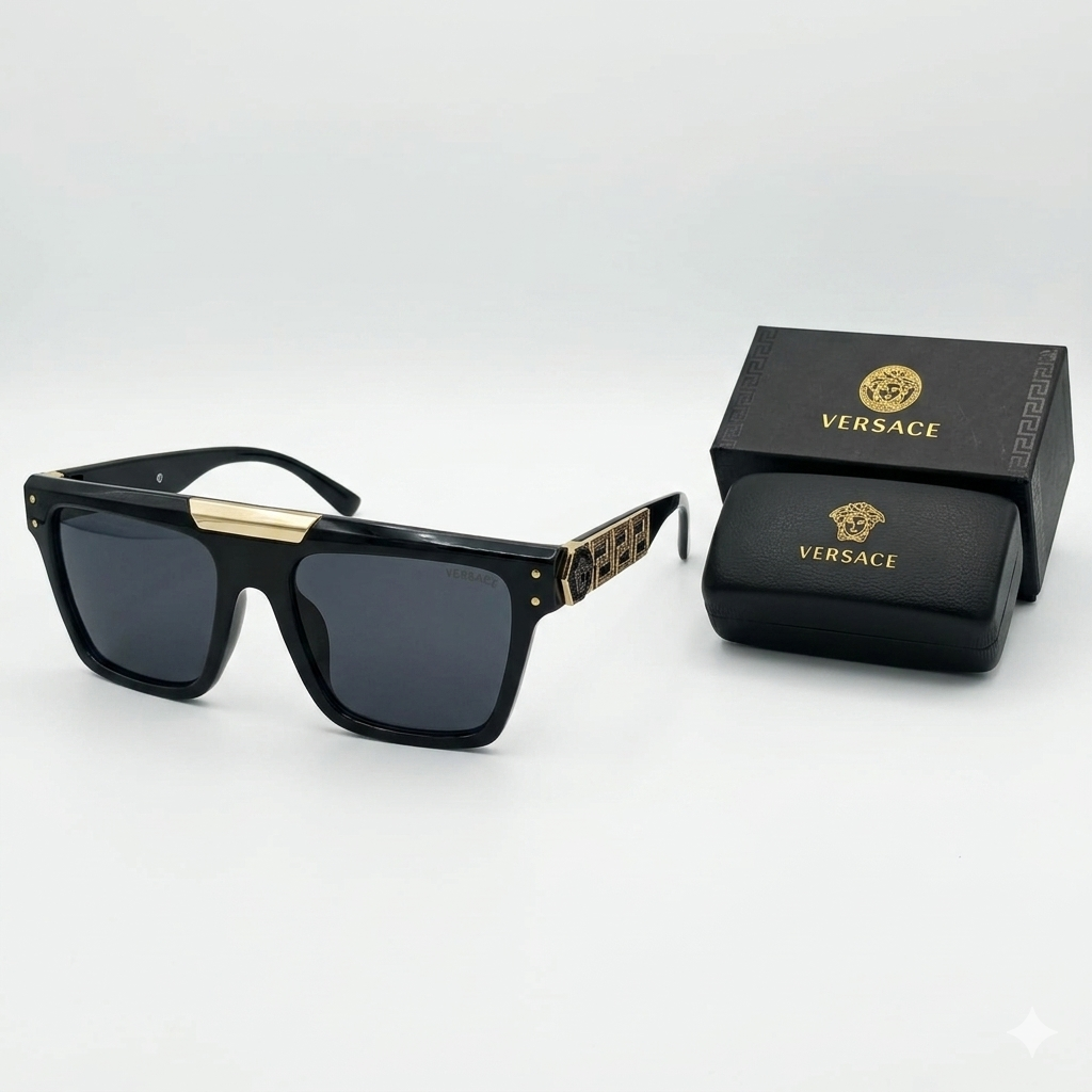 Versace Icon Shield Frame Sunglasses (Limited Edition)