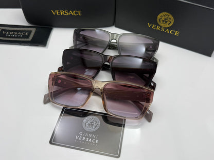 Versace Medusa Accent Rectangular Sunglasses