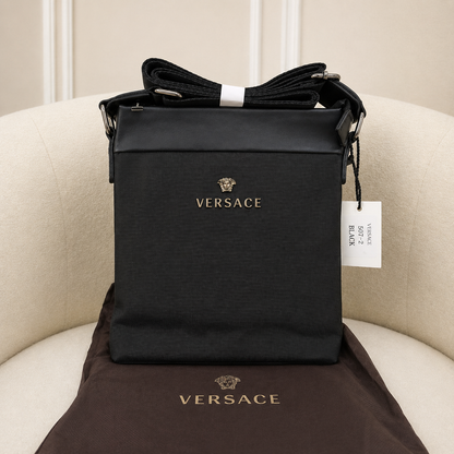 Versace Medusa Logo Crossbody Messenger Bag