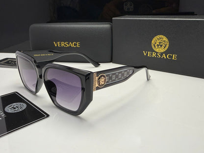 Versace Medusa Rectangle Gradient Sunglasses
