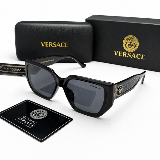 Versace Medusa Rectangle Gradient Sunglasses