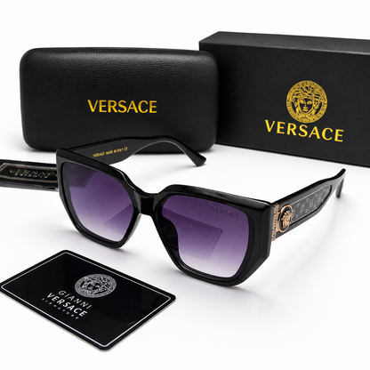 Versace Medusa Rectangle Gradient Sunglasses