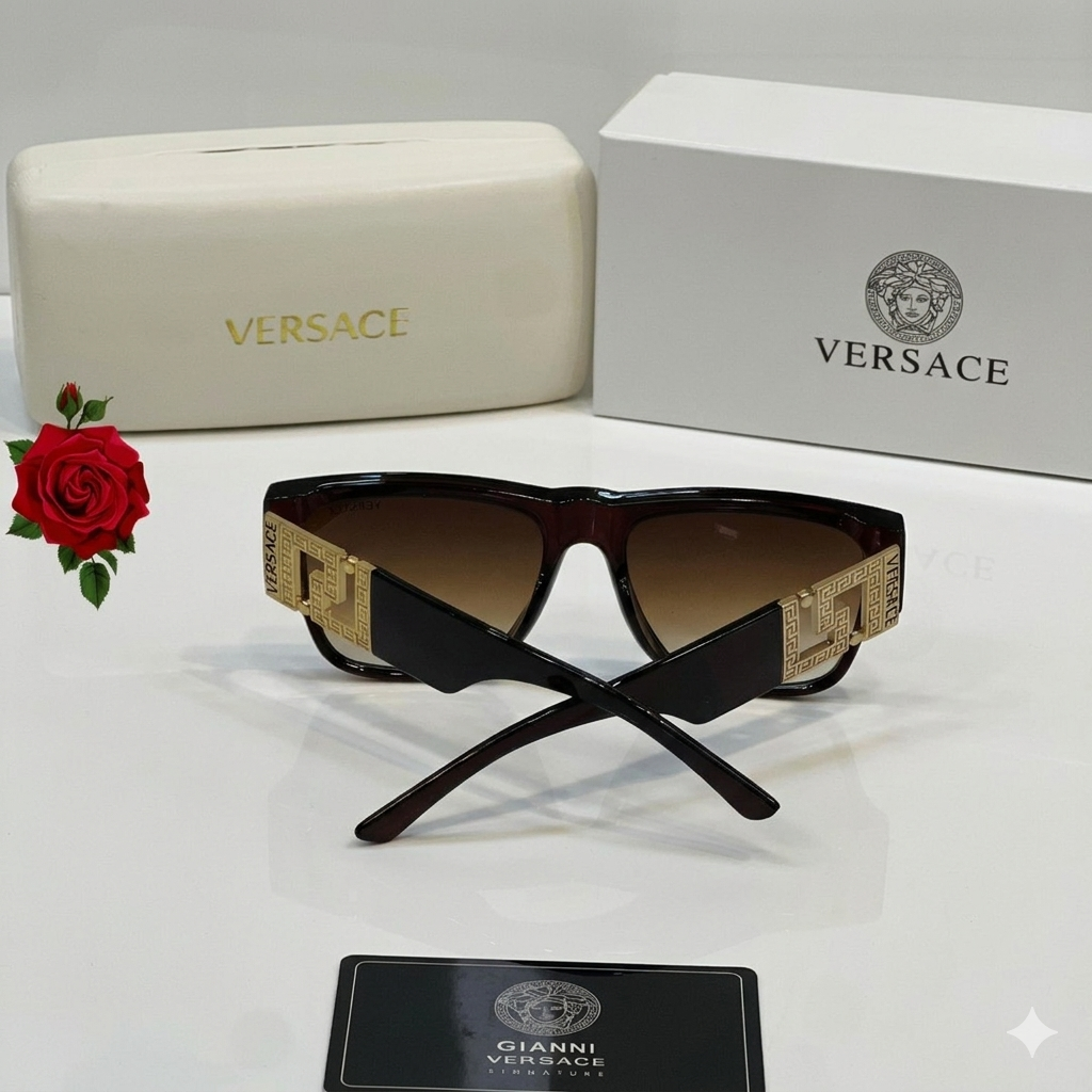 Versace Square Frame Sunglasses Style