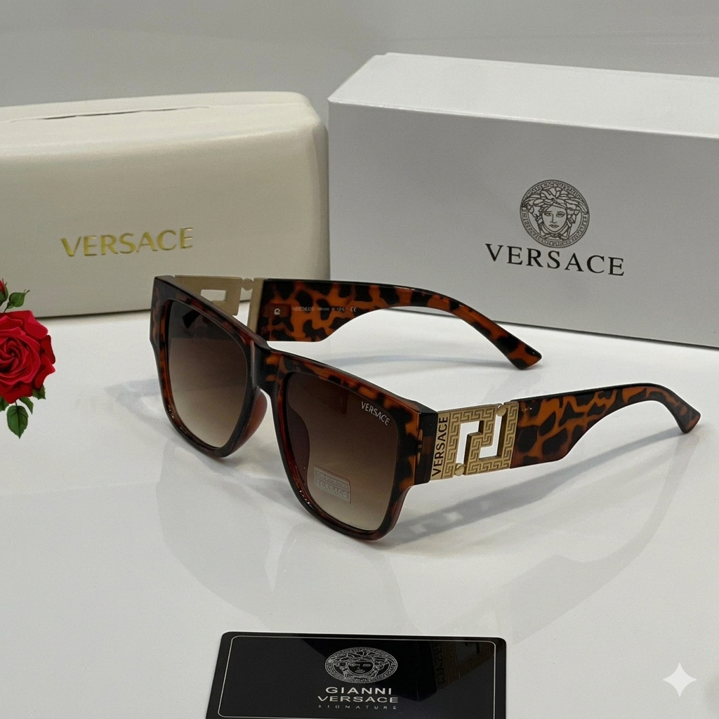 Versace Square Frame Sunglasses Style