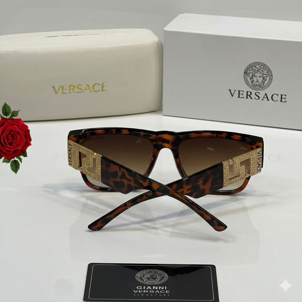 Versace Square Frame Sunglasses Style