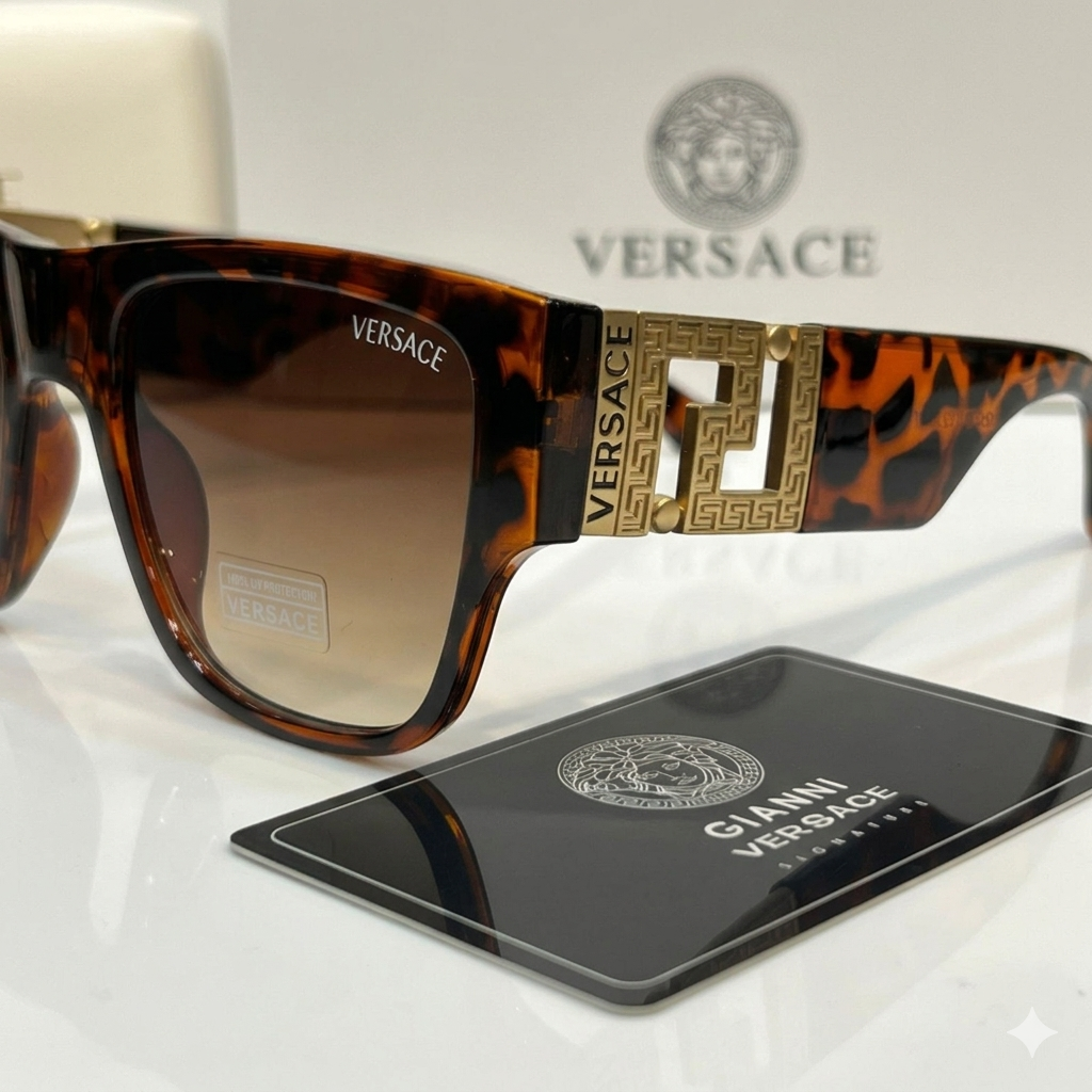 Versace Square Frame Sunglasses Style