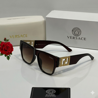 Versace Square Frame Sunglasses Style