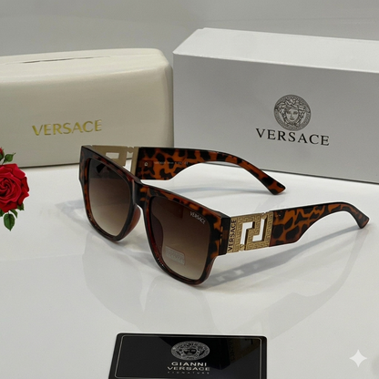 Versace Square Frame Sunglasses Style