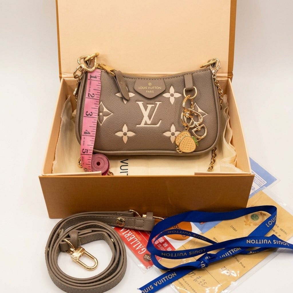 Louis Vuitton Monogram Charm Pochette Shoulder Bag