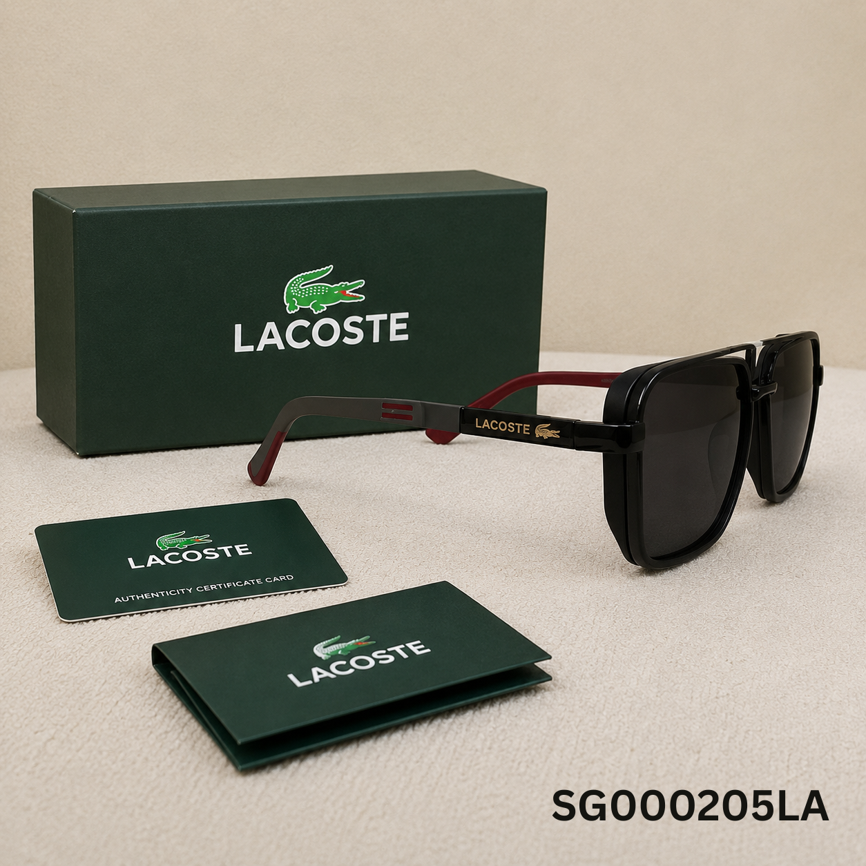 Lacoste Oversized Square Gradient Sunglasses