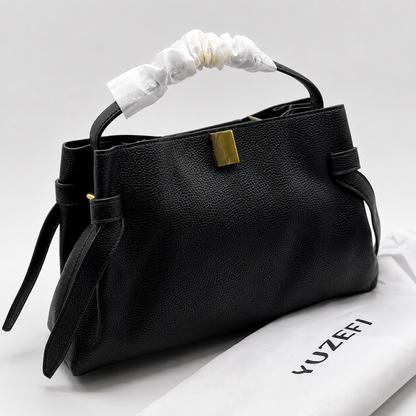 Yuzefi Soft Leather Top Handle Shoulder Bag