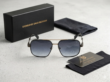David Beckham DB Square Navigator Gradient Sunglasses