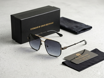 David Beckham DB Square Navigator Gradient Sunglasses