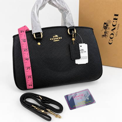 Coach Structured Top Handle Satchel Bag