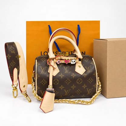 Louis Vuitton Speedy Bandoulière Charm Handbag