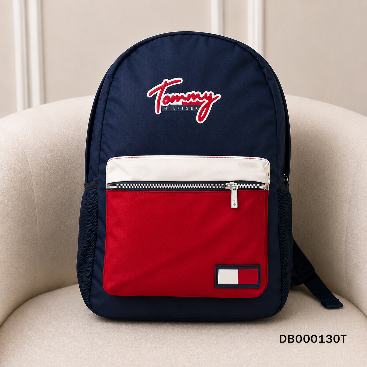 Tommy Hilfiger Script Logo Colorblock Backpack