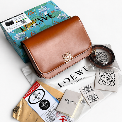 Loewe Goya Anagram Classic Flap Shoulder Bag